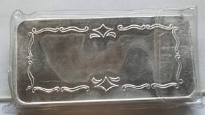 10 TROY OZ. .999 FINE SILVER BAR COVERED WAGON DESIGN SEALED