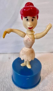 lot 33 image: Wilma and Pebbles Flintstone Toys