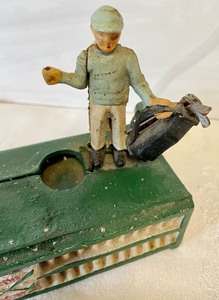 lot 50 image: Cast Iron Replica Bank