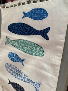 lot 14 image: Adorable Fish Themed Table Runner