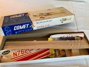lot 67 image: Vintage Piper Cub Model by Comet