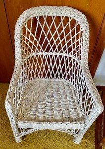 lot 129 image: Three Vintage Childrens Chairs