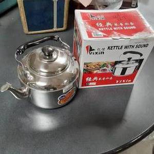 4L Stainless Whistling WaterTea Ke...