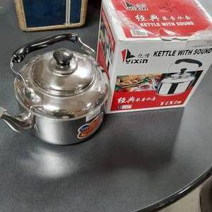 4L Stainless Whistling WaterTea Ke...