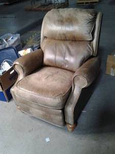 Light brown Nubuck leather and nail...