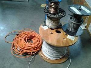 4 Spools with different sizegauge...
