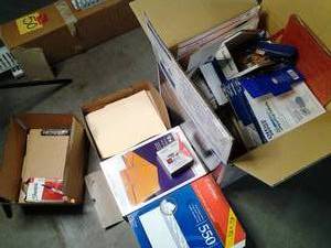 Massive lot of office supplies such...