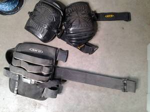 Mechanics Tool Belt and knee pads...