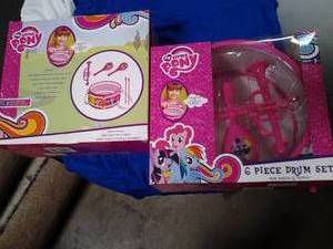 My Little Pony 6 piece drum set, lo...