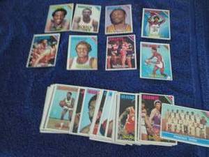 lot 29 image: 1975-76 Topps Basketball Cards...