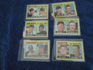 lot 38 image: 6 1967 Topps Rookie Star Cards...