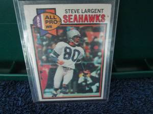 lot 46 image: 1979 Topps Steve Largent Card...