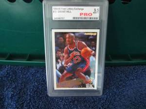 lot 70 image: 1994-95 Fleer Grant Hill Rookie Gra...