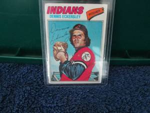 lot 71 image: 1977 Topps Dennis Eckersley Card...
