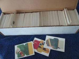lot 72 image: Box of 1988-1991 Donruss Puzzle Car...