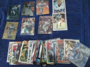 lot 80 image: Michael Irvin Cards...