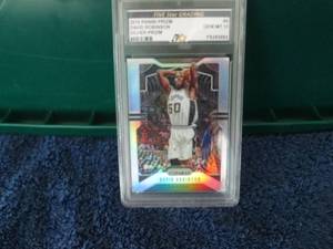 lot 82 image: 2019 Prizm David Robinson Grad 10...