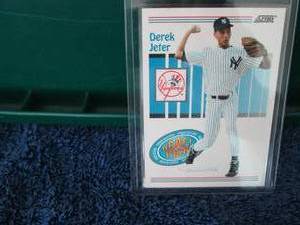 lot 90 image: 1993 Score Derek Jeter Rookie Card...