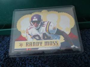 lot 96 image: 1999 Crown Royale Randy Moss Card...