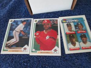 lot 110 image: Box of Baseball Rookie Cards...