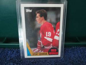 lot 116 image: 1987-88 Topps Steve Yzeman Card...