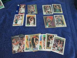 lot 118 image: Larry Bird Cards...