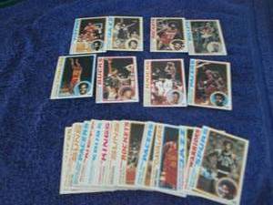 lot 131 image: 1978-79 Topps Basketball Cards...