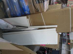 lot 156 image: Closet System Boards & Hardware...