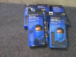 lot 163 image: 5 Mission Cooling Neck Gaiters...