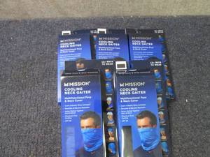 lot 164 image: 5 Mission Cooling Neck Gaiters...