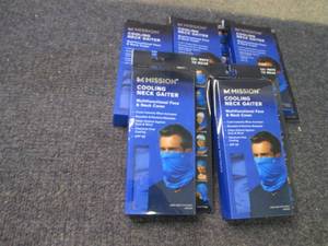 lot 167 image: 5 Mission Cooling Neck Gaiters...