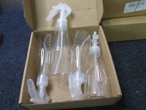 lot 169 image: 4- 4 pks Spray Bottles...