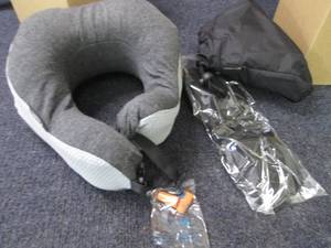 lot 196 image: Memory FoamTravel Pillow with Eye M...