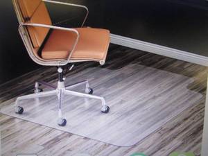 lot 198 image: Deflecto EconoMat All Day Use Chair...