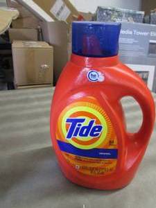 lot 222 image: 4- 92 oz Bottles Tide Original HE s...