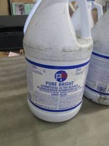 lot 242 image: 6 Gallons of Pure Bright Ultra Blea...