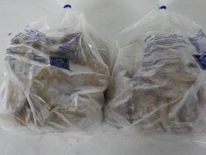 lot 492 image: 2 - 5 lb. Bags BBQ Flavored Pork Pa...