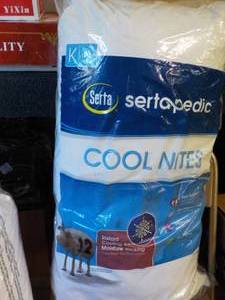 lot 3 image: Serta King Size Cool Nites Pillow...