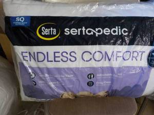 lot 6 image: SQ Serta Endless Comfort Pillow...