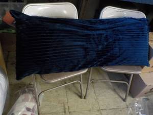 lot 7 image: Royal Blue Body Pillow...