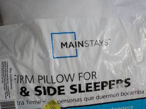 lot 10 image: Mainstays Back & Side Sleepers Pill...