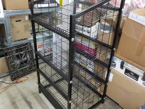 lot 17 image: Metal Shelving Unit 36 x 23 x 54 s...
