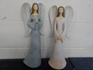 lot 78 image: Pink and Blue Angel...