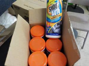 lot 279 image: Case of 6 Canisters Shout Auto Wipe...
