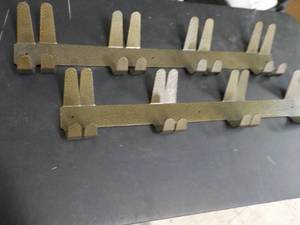 lot 302 image: 4 Wall Steel Hammered Hooks...