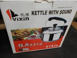 lot 314 image: Yixin Stainless Kettle with Sound...