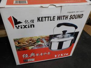 lot 315 image: Yixin Stainless Kettle with Sound...