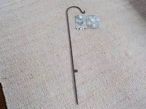 lot 317 image: 46 Shephards Iron Hook and 2 Hang...