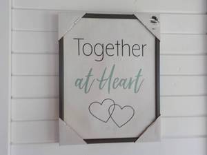 lot 323 image: Together at Heart Framed Canvas 15 ...