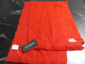 lot 331 image: Steve Madden Red Scarf- missing the...